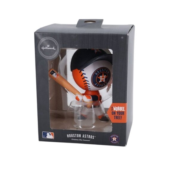 Hallmark MLB Houston Astros Bobblehead Ornament – Wobble Head Christmas Tree Col - Picture 1 of 3